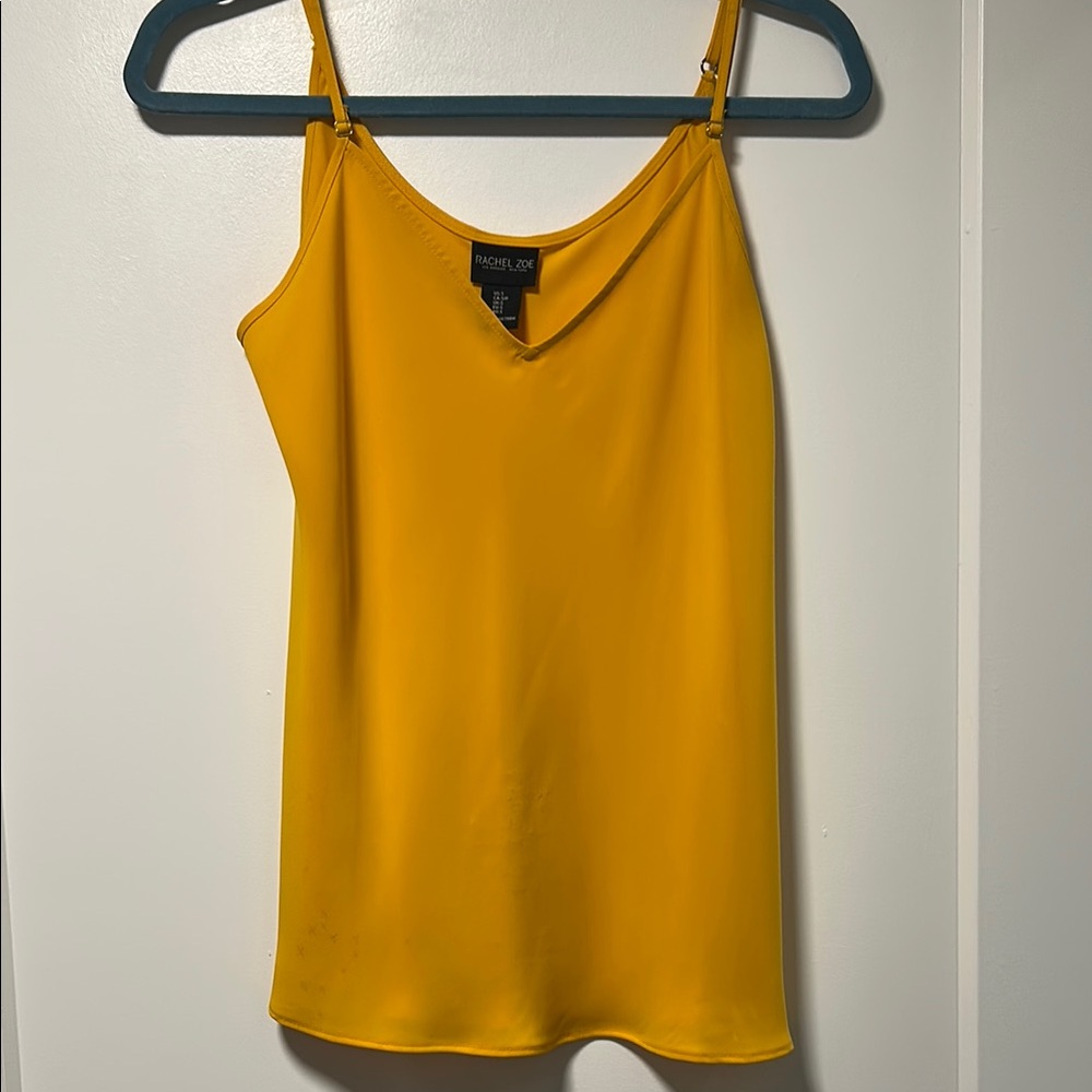 Rachel Zoe Gold Fitted Camisole Top